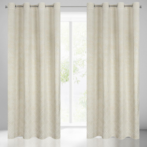 Curtain 140 x 250 Decorative Velvet Areta Cream