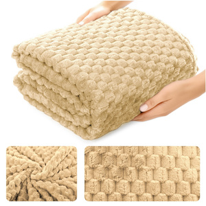 Blanket 160 x 200 Microfiber Embossed Plush Ala 3D Slice 04