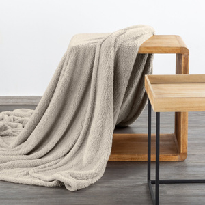 Blanket 150 x 200 Microfiber Lamb Lori Beige