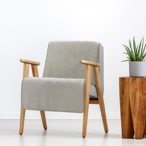 70 x 160 Decorative Velour Bedspread Sofia Beige