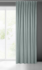 Curtain 140 x 300 Decorative Velvet Madlen Silver