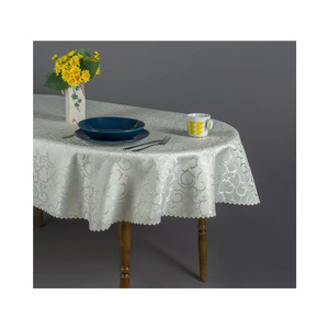 Oval Tablecloth 140x180 Stainproof Creepers 022/3K