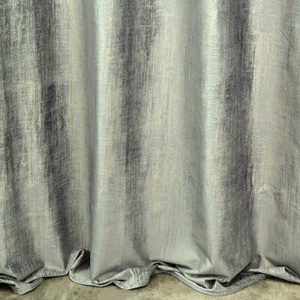 Curtain 140 x 250 Decorative Velvet Marsala Silver