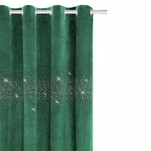 Curtain 140 x 250 Decorative Velour Shiny Bottle