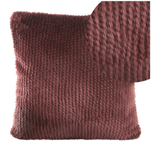 Fox Fur Pillowcase 45 x 45 Marsala Maroon