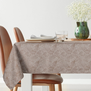 85 x 85 Decorative Jacquard Tablecloth Isla C.Beige