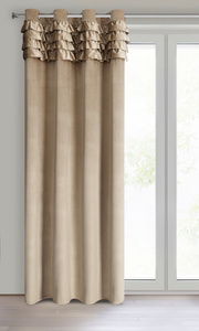 Curtain 140 x 250 Decorative Eyelets Erin C.Beige