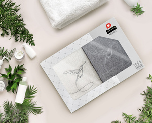 Set of Towels 2pcs. 50x100 Luba 12