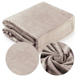 Blanket 200 x 220 Microfiber Stamped Ardea Leaf 10