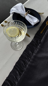 Table Runner 40 x 180 Decorative with Ruffles Ligia 10