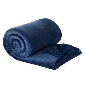 Blanket 200 x 220 Microfiber Two-sided Tedy Pomegranate