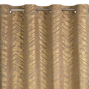 Curtain 140 x 250 Decorative Velvet Sara C.Be+Gold
