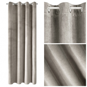 Curtain 140 x 250 Ready Decorative Pierre Beige