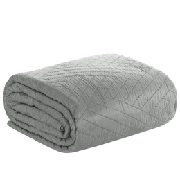Bedspread 170 x 210 Quilted Decorative Boni1 Graphite