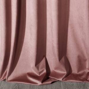 Curtain 140 x 250 Decorative Velvet Melanie Pink