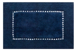 Cotton Rug 50 x 70 Chic Navy Blue