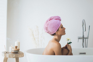 Turban 65 x 25 Microfiber Towel Aki Lavender