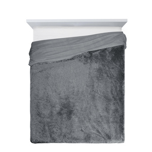 Blanket 170 x 210 Double-sided Fur Tifany1 Silver