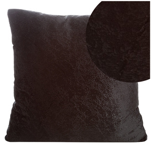 40 x 40 Decorative Velvet Riva Pillowcase Black