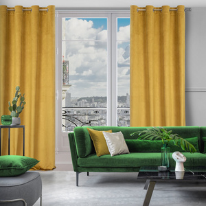 Velvet Lili Curtain 140 x 250 Honey Spun