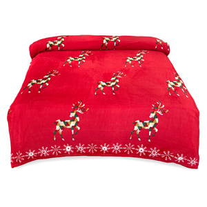 Blanket 160 x 200 Microfiber Christmas Vilde 13
