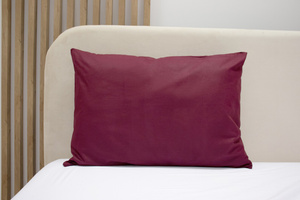 Cotton pillowcase 50 x 70 Uniform Ola Maroon Maroon