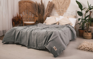 240 x 210 Decorative Muslin Bedspread 44