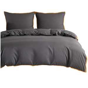 Bedding 160 x 200 3 pcs Smooth with Lace Brandon 05