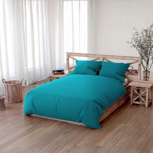 Bedding 180 x 200 3pc Cotton Simply Turquoise