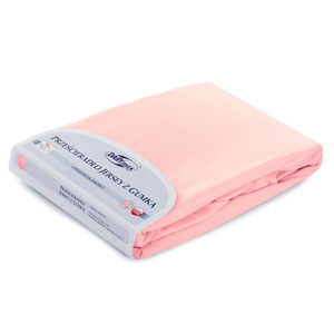 Jersey sheet with elastic 006_D Pink 120x200