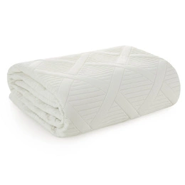 Quilt 170 x 210 Design Quilted Alara5 Cream