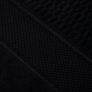 Towel 70 x 140 Peru Cotton 500g/m2 Velour Black