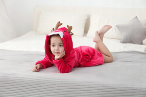 Children's Microfiber S 110 Reindeer Bathrobe