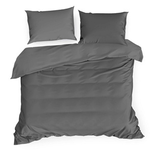 Bedding 220 x 200 3pc Satin Nova3 Steel