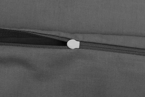 Cotton pillowcase 40 x 60 Uniform Ola Graphite Graphite