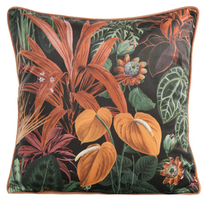 Cushion cover 45 x 45 Decorative Velvet 104 Black+Poma