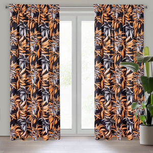 Pierre Cardin Zoja Velvet Curtain 140 x 270 Brown