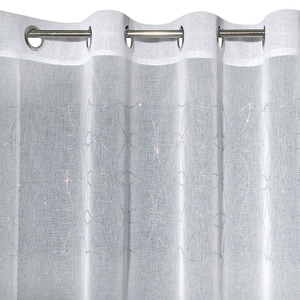 Decorative Curtain Lila 140 x 250 White Spillover