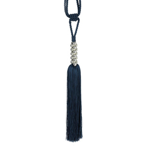 Decorative Cord for Curtains 70 x 34 Niva Navy Blue