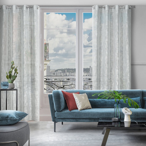 Curtain 140 x 250 Decorative Liren Silver Drawstrings