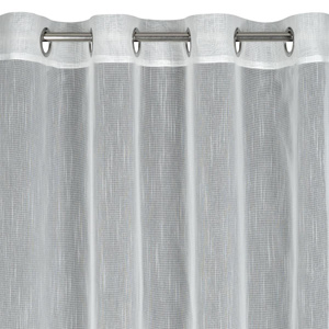 Decorative Curtain Monic 140 x 260 Splits White