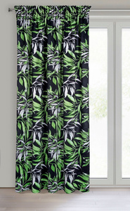 Pierre Cardin Zoja Velvet Curtain 140 x 270 Green