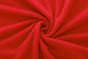 Terry sheet with elastic 016_D Red 120x200