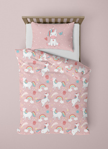 Bedding 160 x 200 Youth No. 450 Unicorn