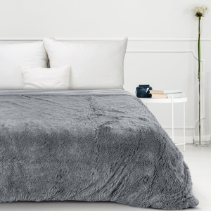 Blanket 170 x 210 Double-sided Fur Tifany1 Silver