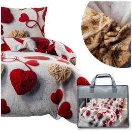 Bedding 140 x 200 2pc Microfiber Teddy Martino 3189