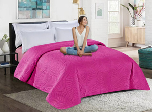 Bedspread 170 x 210 Embossed Microfiber Nicole 14