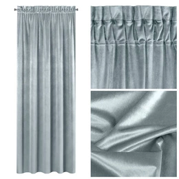 Curtain 140 x 270 Decorative Samanta Gray Tape