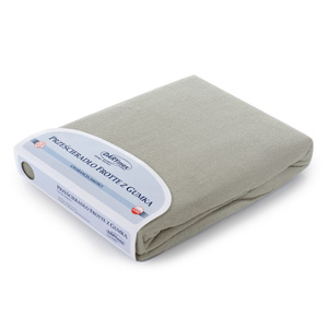 Terry sheet with elastic 156_D Grey 70x140