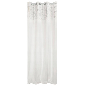 Curtain 140 x 250 Decorative Velvet Glossy White